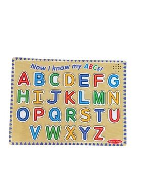 Melissa & Doug Alphabet See and Hear Sounds Puzzle